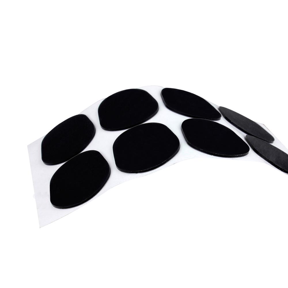 Wind Instrument Accessories 8pcs Alto Tenor Saxophone Clarinet Mouthpiece Cushions Patches Pads Black 0.8mm Thickness