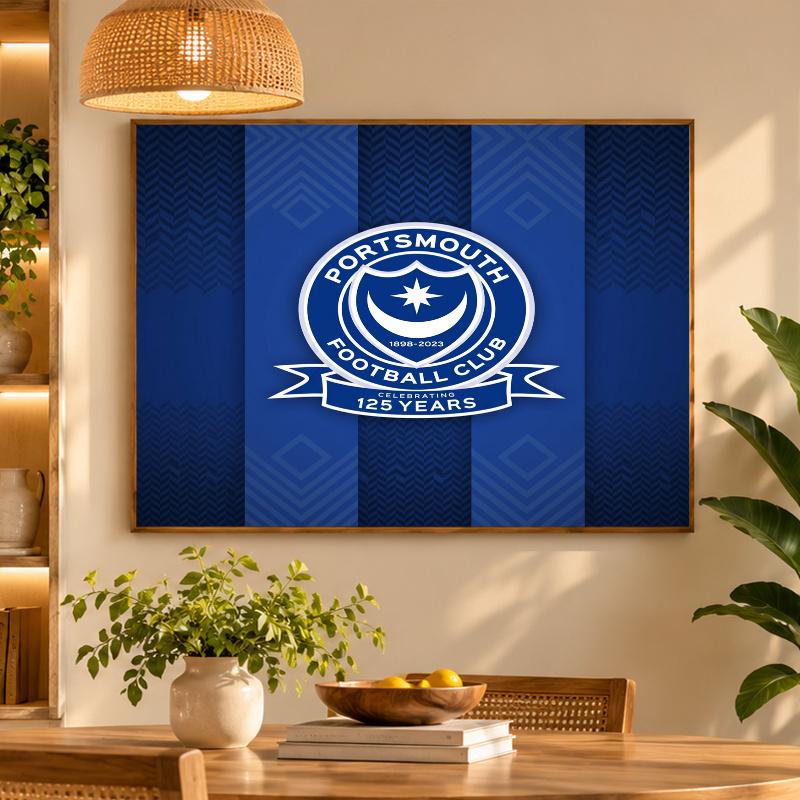 5D Diamond Painting Portsmouth FC DIY Full Drill Diamond Art Kit Home Decoration