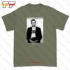 Johnny Cash Amerikanischer Rebell Fahndungsfoto T-Shirt Tee IAHZ