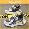 Sneakers Waterproof Leather Boys Lightweight Casual Running Shoes For Elementary Students