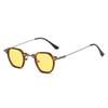 SHAUNA Ins Popular Fashion Small Polygon Square Men Punk Sunglasses Clear Ocean Gradient Lens Women Sun Glasses