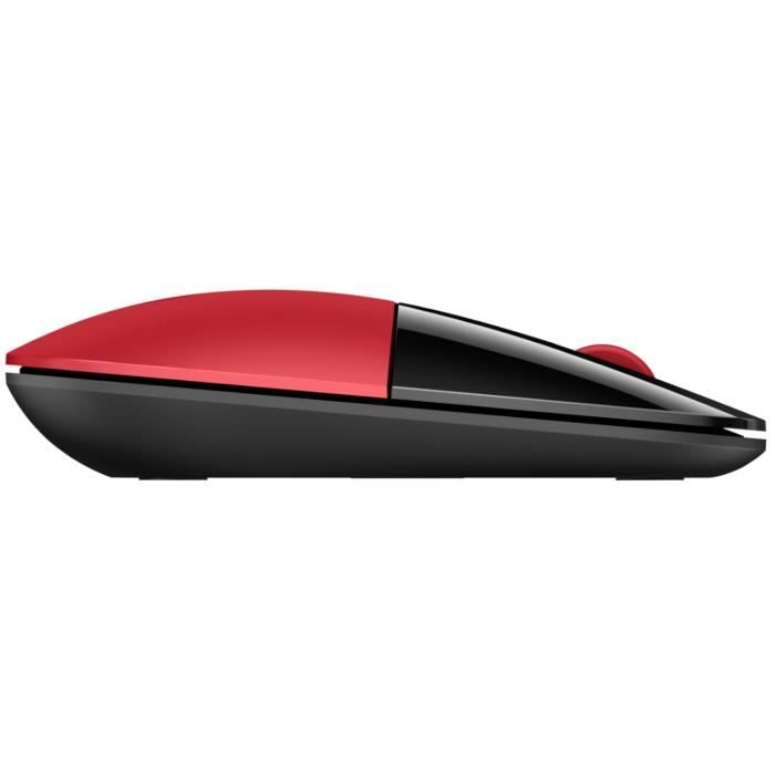Souris sans fil hp z3700 - rouge cardinal