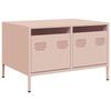 VidaXL TV Cabinet Pink 68x50x43.5 Cm Cold-rolled Steel, TV Stand, TV Buffet, Hi-fi Cabinet, TV Bench, Metal Cabinet, 851239