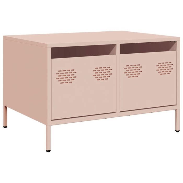 VidaXL TV Cabinet Pink 68x50x43.5 Cm Cold-rolled Steel, TV Stand, TV Buffet, Hi-fi Cabinet, TV Bench, Metal Cabinet, 851239