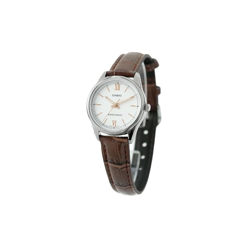 Casio Cheap Casio Standard Quartz Women s Watch LTP-V005L-7B3 Leather Band Water Resistant