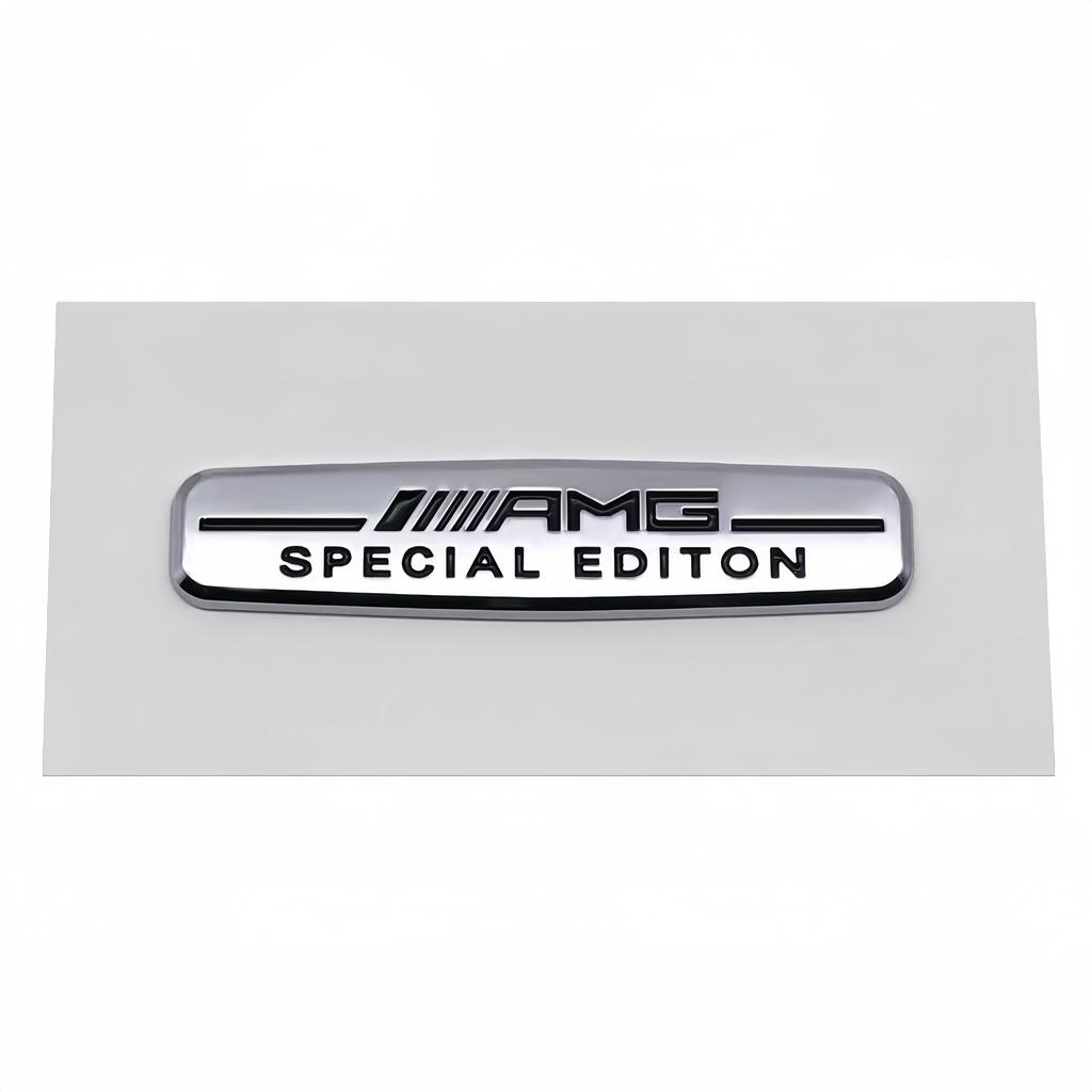 New 3D ABS Special EDITION 1 Logo Badge Sticker Steering Wheel Side Fender Rear Trunk Emblem Decal for GLC CLA GLK Etc