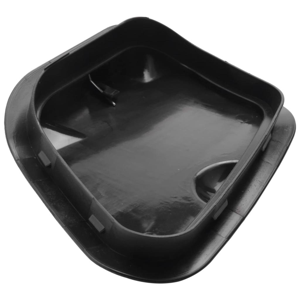 insiptions 2X Bi ABS Side Pocket Cover Charger Waterproof Cap Side Cover for Nmax V2 2020-2021 Black