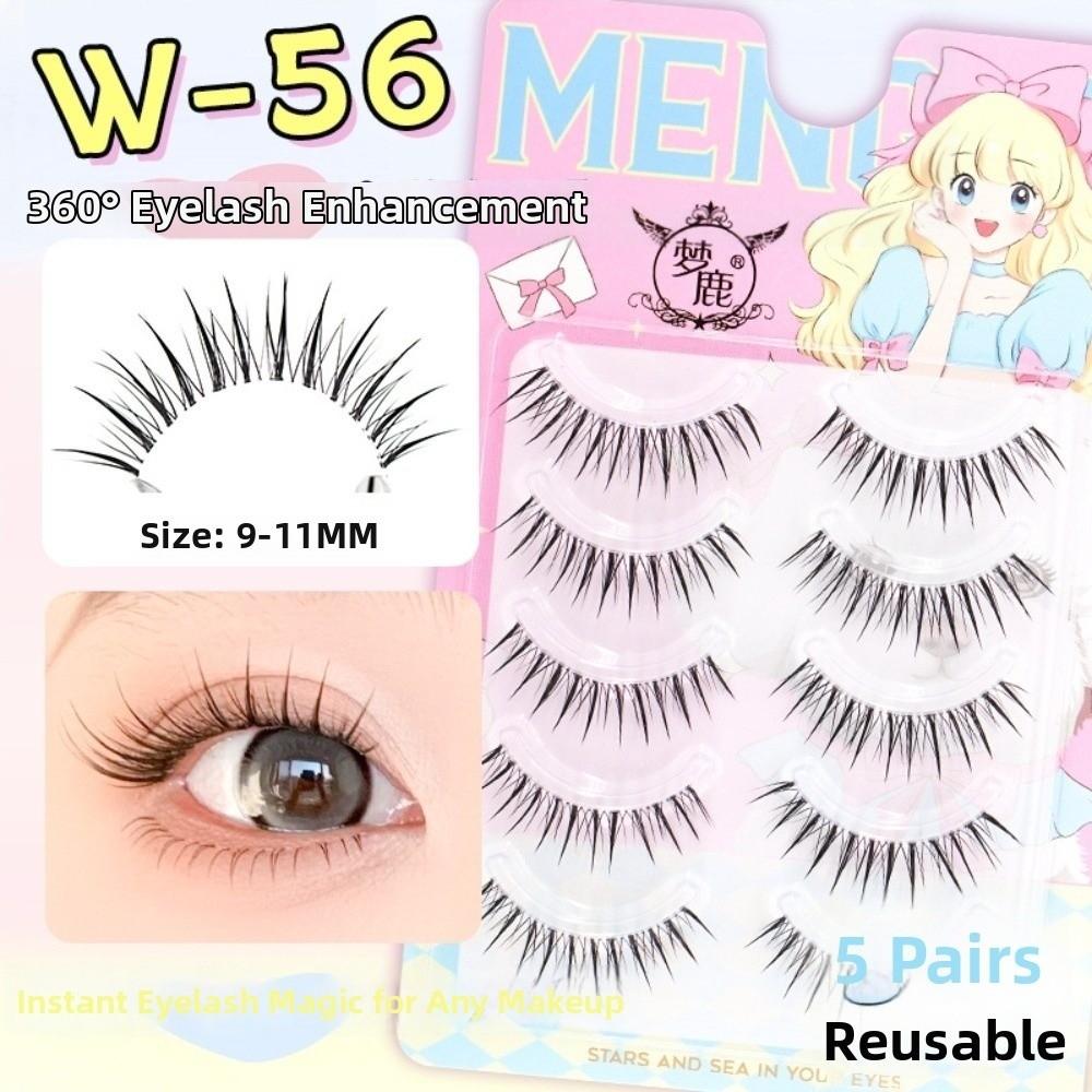 Black DIY Lashes Extension Curvature C Fake Eyelashes Trendy Natural False Eyelashes Daily