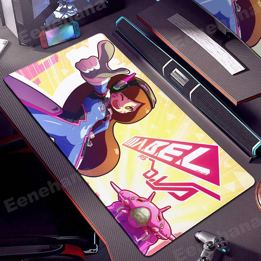 Large Overwatch PC Gamer Cabinet Mouse Pad Cute Pink Keyboard Expansion Pad Laptop Gaming Accessories Desk Mat Kawaii HD Carpet