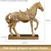 Elegant Horse Resin Figurine For Modern Home Decor And Office Decoration Display