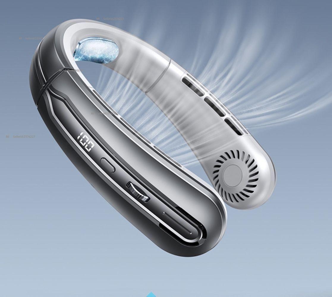 Xiaomi Portable Fan pOYRSZQIAh1X_ZgyBI, white, metallic gray EU Plug серый