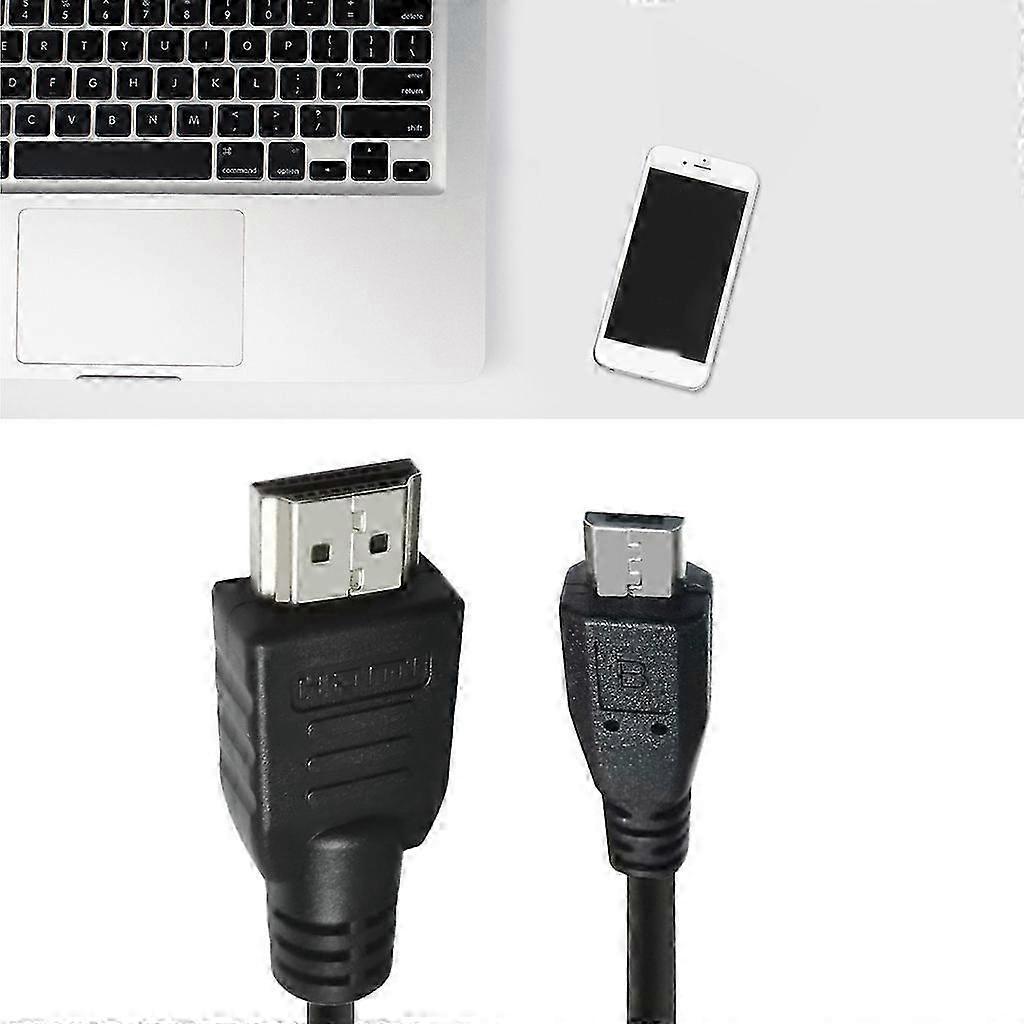 1M HDMI to Micro USB Cable Adapter Male Data Charging Cord Converter Connector