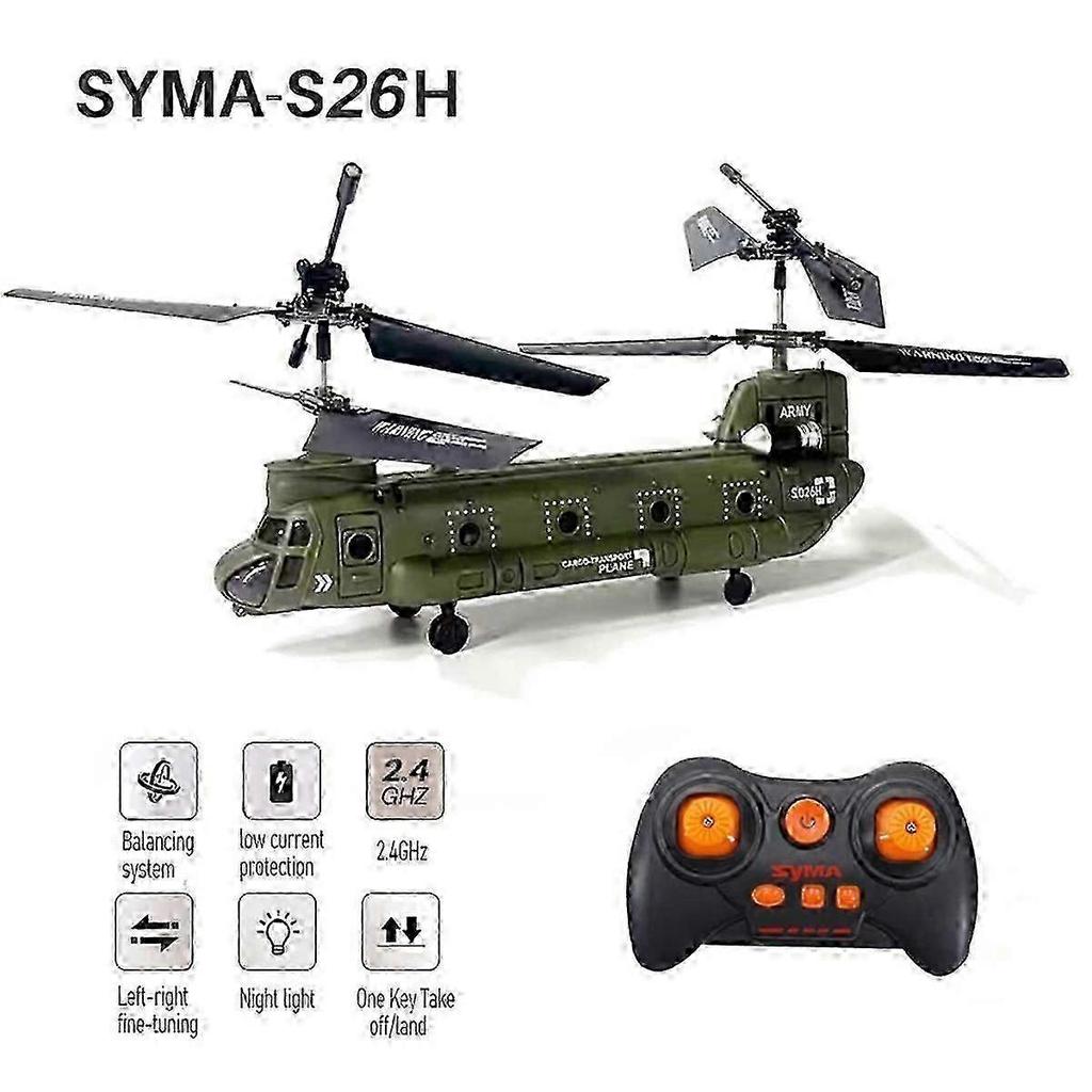 Rc Helicopter S026h Transport With Double Propellers  WSLIHV