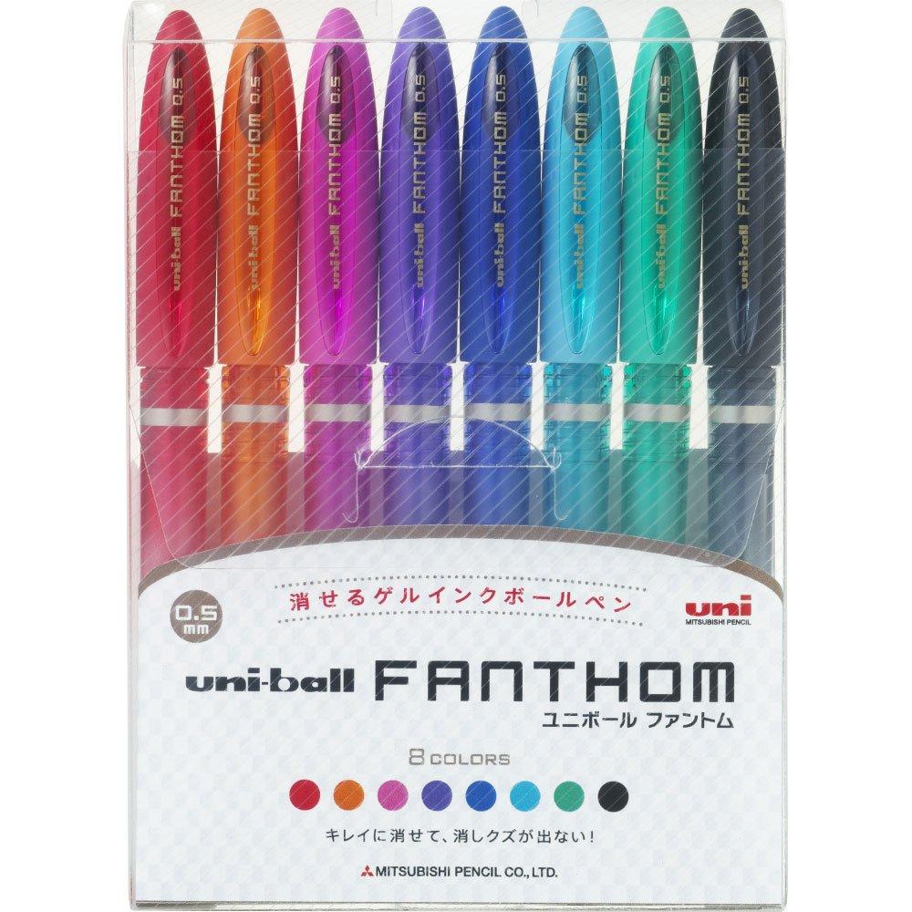 

Гелевая шариковая ручка Mitsubishi Pencil Phantom с исчезающими чернилами 8 UF202058C 0.5, Цвета,