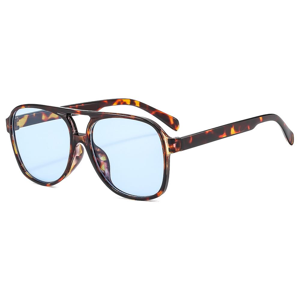 

JYL TS Square Sunglasses Women UV Protection Face Slimming QZ1070-1363 A-6169 глибоко персикового кольору