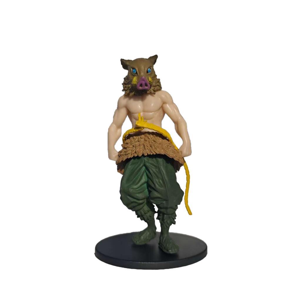 Anime Demon Slayer PVC Figures Tanjirou Nezuko Zenitsu Inosuke Giyu Figurines Toy Kimetsu No Yaiba Model Garage Kits Ornaments