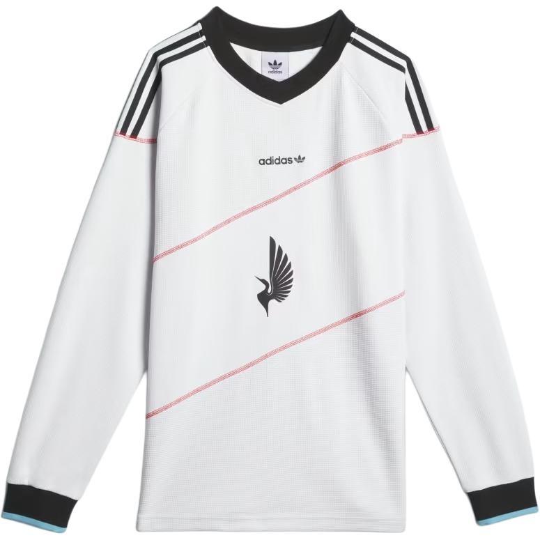 adidas MNUFC X Familia Long Sleeve Jersey Asia Sizing  Crystal White  Men s JF8854 S