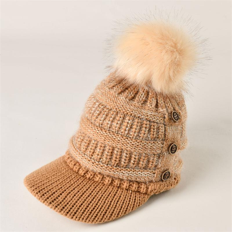 Knitted Hat Women Winter Hats for Women Ladies Beanie Girls Skullies CAPS Bonnet Femme SnapBack Warm Wool Hat