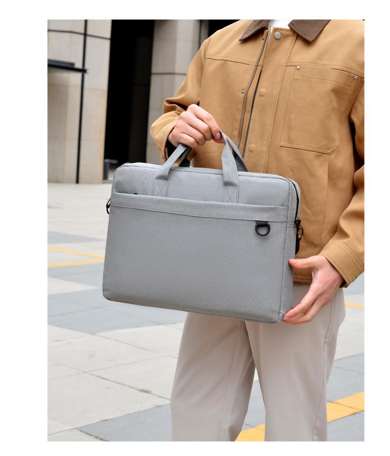 15.6-inch Cross-Border Business Laptop Bag - Large Capacity Handheld Briefcase with Custom Logo for Travel