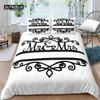 Mrs Mr Duvet Cover Romance Comforter Cover Microfiber White Bedding Set For Boys Girls Teens Adults Wedding Valentine Day Decor