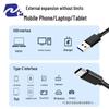 USB 3.0/3.1 Type-C Fast Charging & High-Speed 5G/10G Data Cable