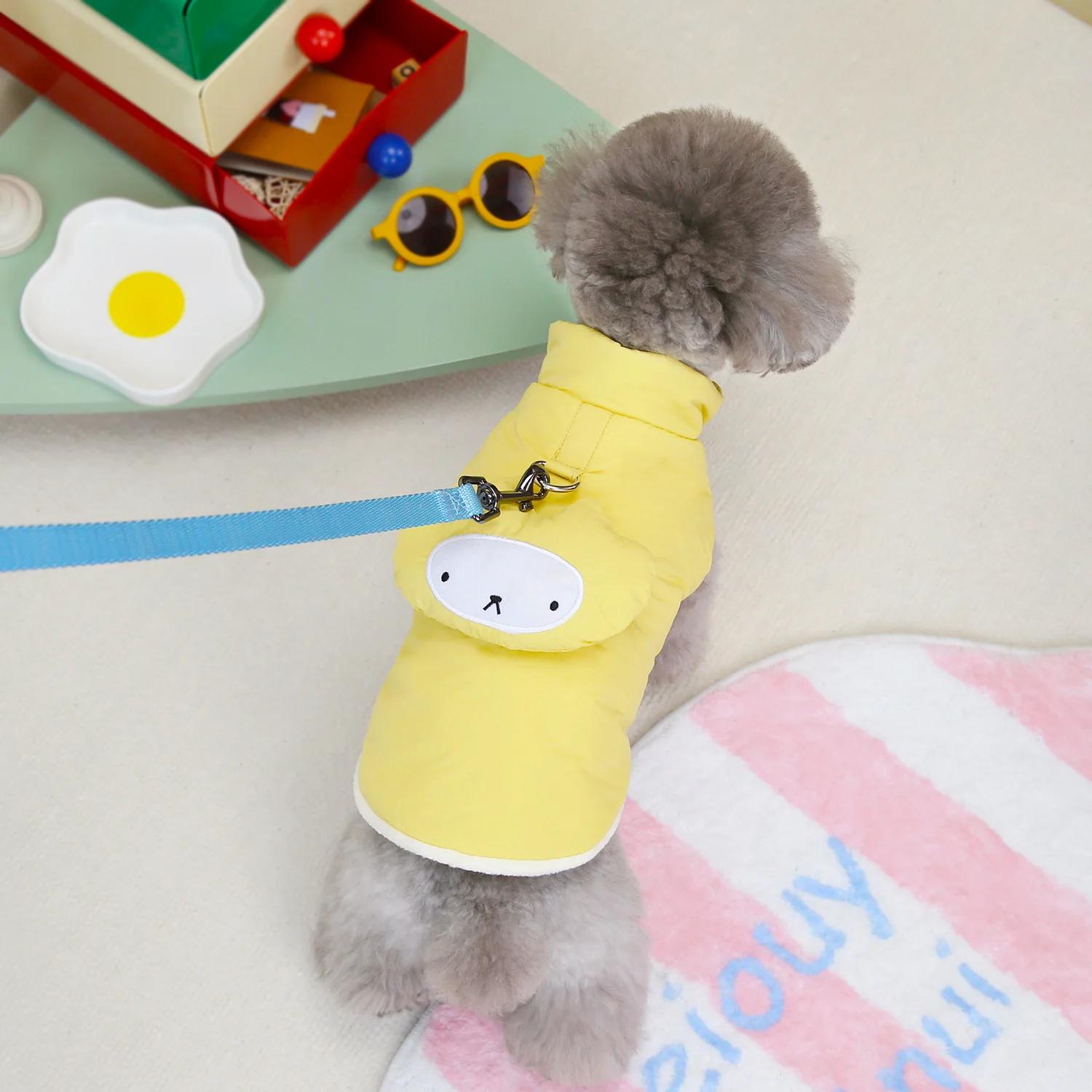 

Осенне-зимнее пальто для домашних животных, утепленное симпатичное кукольное однотонное пальто, парки для маленьких и средних собак, одежда для домашних животных, одежда для щенков XL