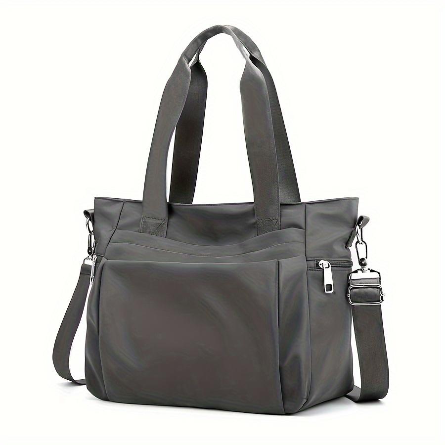 Simple And Stylish Large Capacity Women'S Bag, Nylon Cloth Bag, Lightweight And Versatile Single Shoulder Bag, Casual Handbag, C