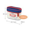 Skater Insulated Lunch Snoopy Retro KCLJC6 Box, Label, Peanuts, 560ml,