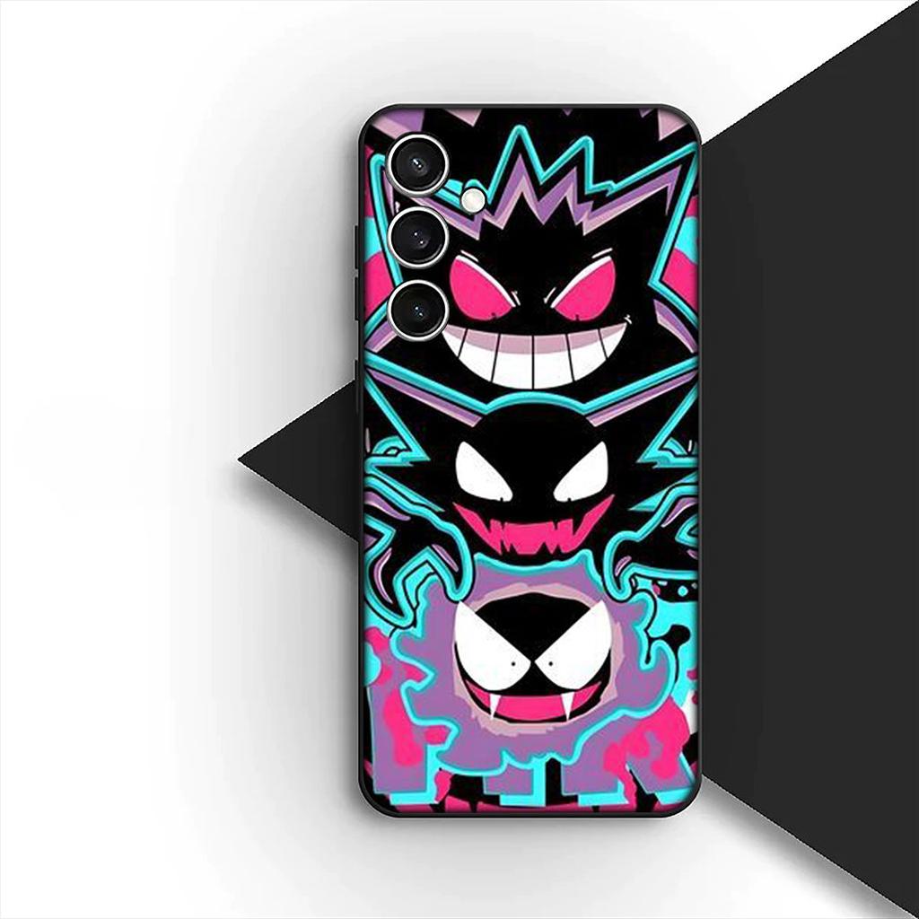 for Samsung Galaxy S20 S22 S21 FE Ultra Plus A07 A17 A15 A16 A25 A57 A37 Phone Case P-Pokemons GO Gengar P-Pikachus Psyduck