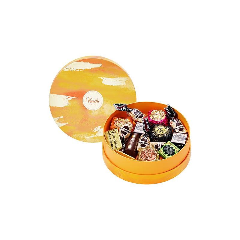Venchi Assorted Imported Chocolate Round Gift Box