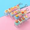 4 Key Anti-stress Toy Pendant Bear Keycap Stress Relief Clicker Fidget Keychain  Decompression Gift