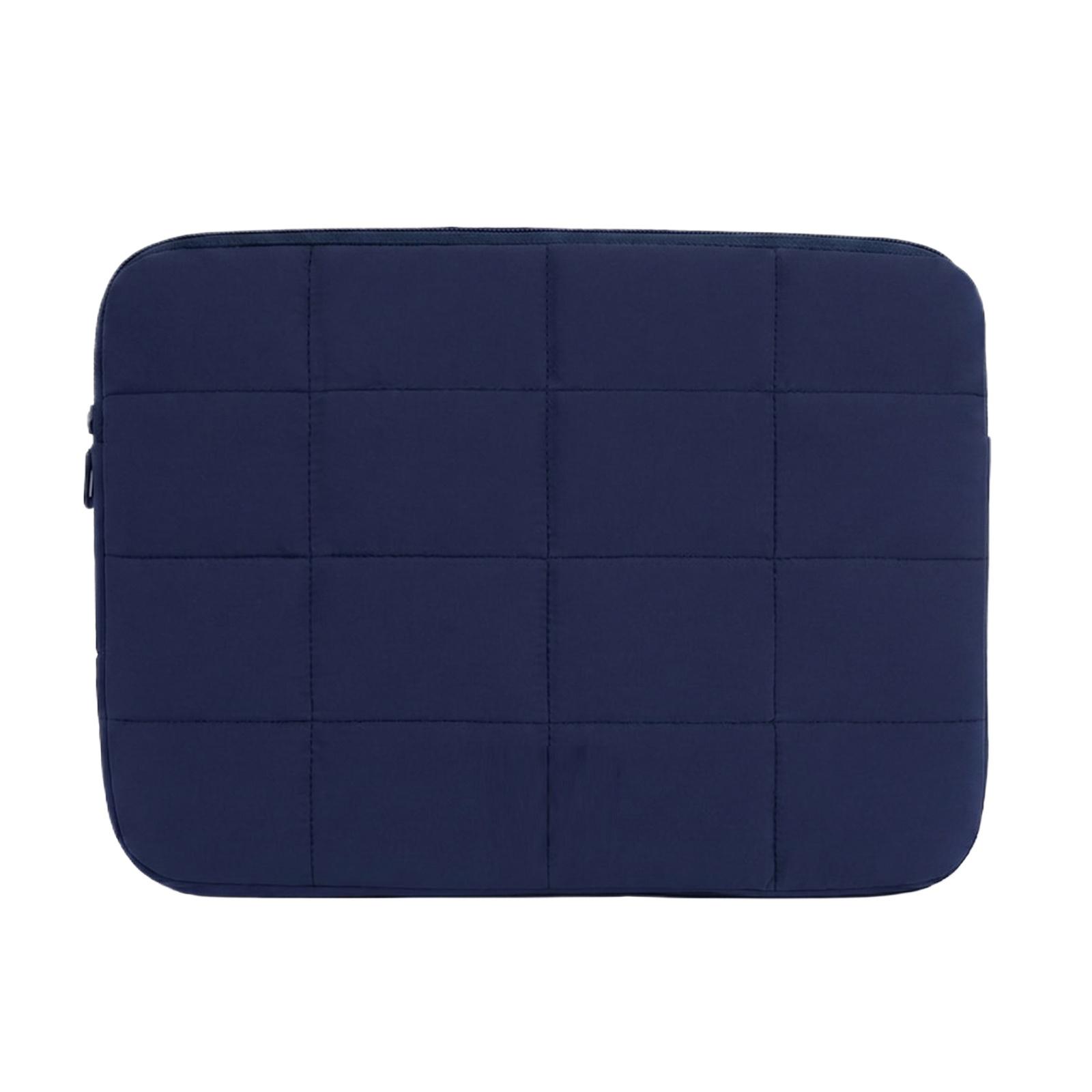 

Portable Shockproof Laptop Sleeve Case Business Travel Computer Bag Protective Carrying Cover with Zipper for 13 to 15 Inch Laptops one size Темно-синій