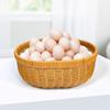 Multi-Use Plastic Storage Basket Fruit Vegetables Bread Snacks Kitchen Organization PP Material Luxury Style