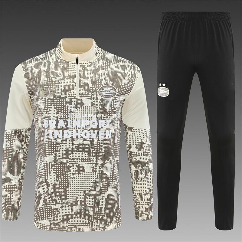 Football Jersey Pre-Season Sports Training Jersey Breathable Sweat-Absorbing Quick-Drying Long-Sleeved Adult And Children'S Suit Print
