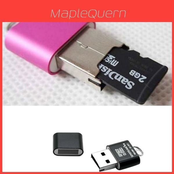 Portable Mini Usb 20 Micro Sd Tf Tflash Memory Card Reader Adapter With Durable Alloy Shell