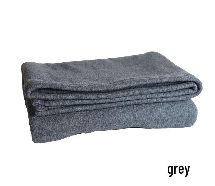 

Solid Color Double-Sided Fleece Blanket for Yoga, Naps, Sofa, and Car 150cm x 180cm