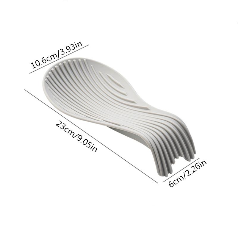 Silikon Isolierte Löffel Rest Hitze Beständig Tischset Besteck Halter Küche Werkzeuge