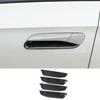 Carbon Fiber Exterior Door Handle Bowl Cover Trim For Volkswagen ID.4 2021 2022