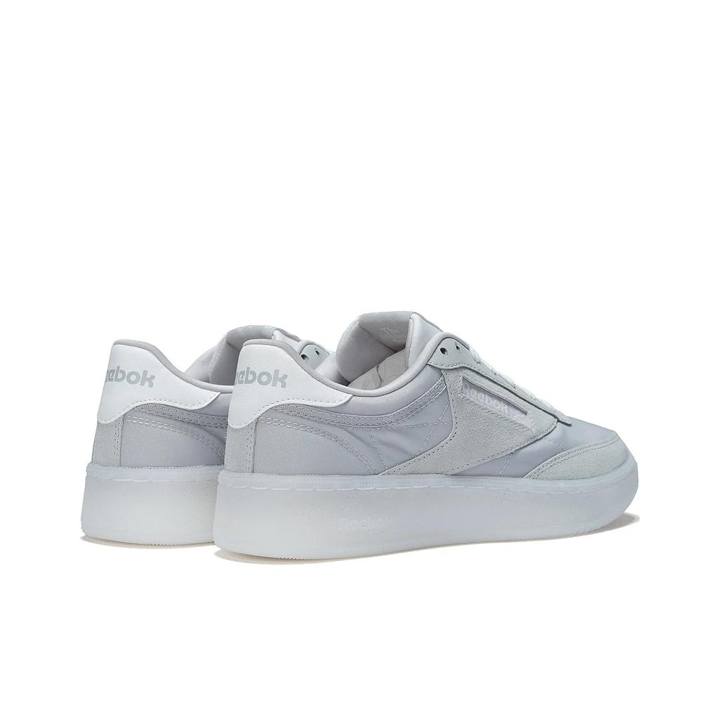 Reebok Low Top Skateboard Shoes Unisex Gray Sneakers 100222154