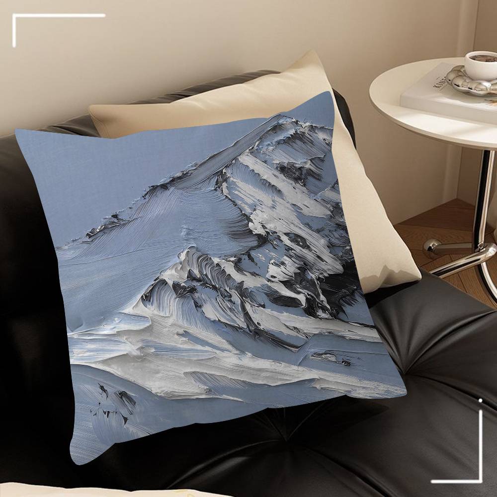 Conrad Jon Snow Mountain Artist Cushion Cover Decorative Pillow Sofa Home Decor Case Pillow Cases
