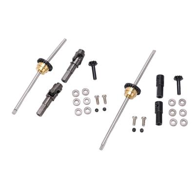 Metal Drive Shaft Gear Bridge Axle Differential Kit for WPL C14 C24 C34 C44 B14 B16 B24 B36 116 RC