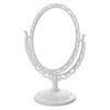 1Pcs Desktop makeup mirror double-sided beauty makeup mirror bedroom European retro mirror desktop beauty touch-up love mirror