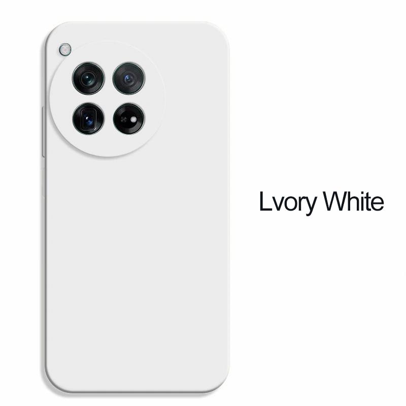 Für Für OnePlus 12 Hülle Stoßfest Quadratisch Flüssigsilikon Weiche Hülle Für OnePlus 12 One Plus 12 OnePlus12 5G Handyhülle Coque Fundas