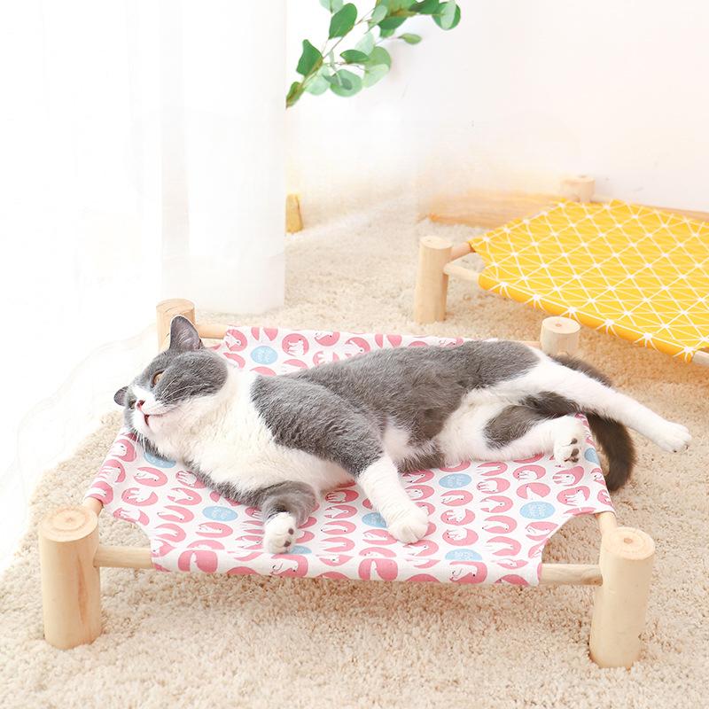Letto da campo per animali domestici Letto per cani Universale per quattro stagioni Letto per gatti Smontabile e lavabile Cuccia estiva per gatti Articoli per animali domestici