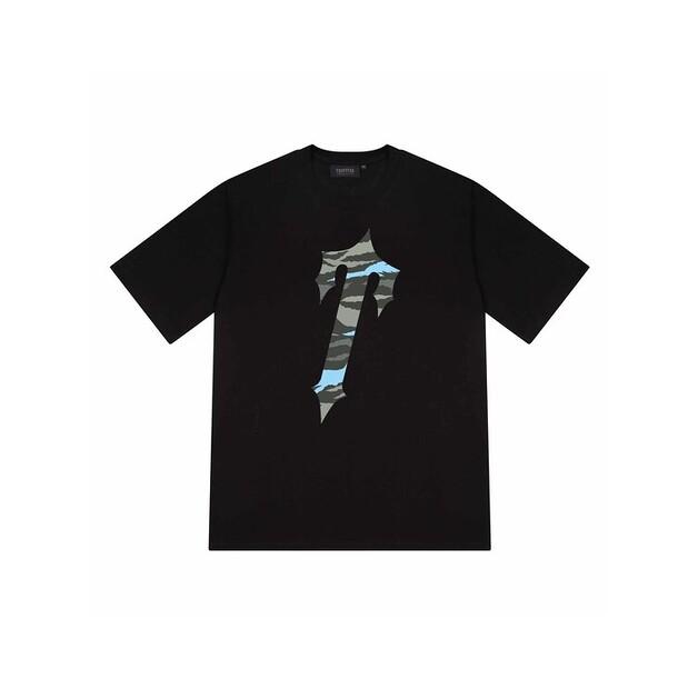Футболка Trapstar Decoded All Terrain Tee Black/Blue Camo EU S