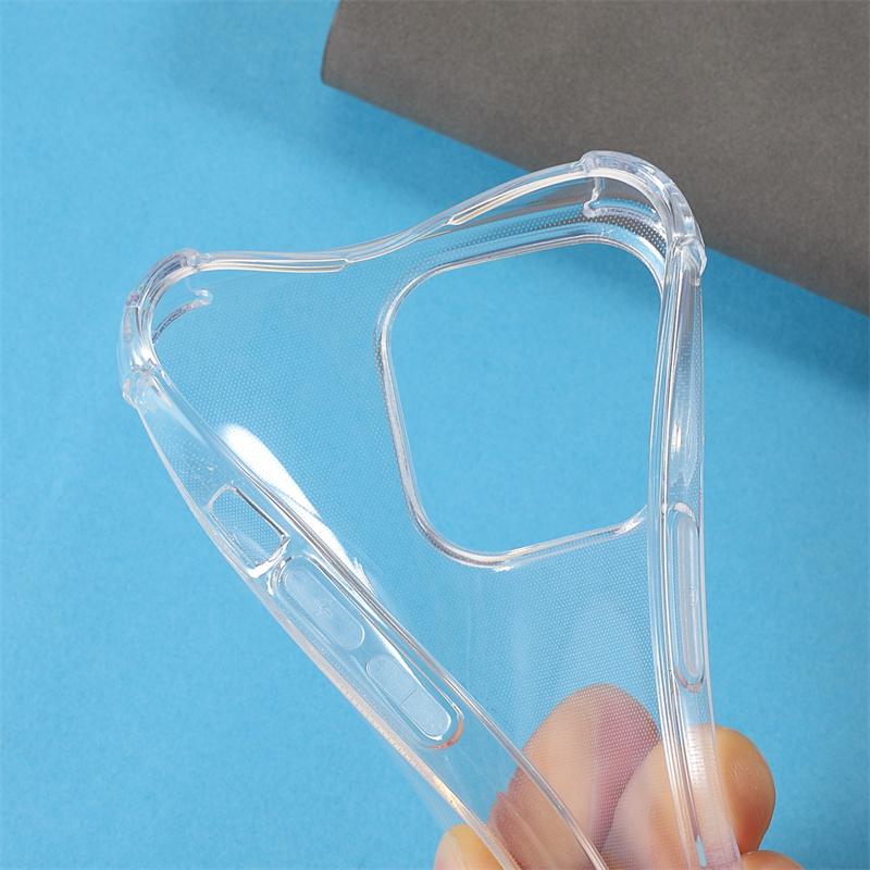 Für iPhone 16 Pro Max TPU Hülle Transparent Sturzsicher Schützende Handyhülle