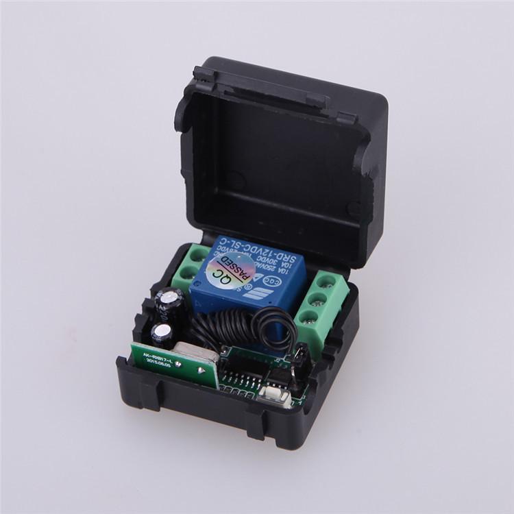 12V Dual Remote Access Control Switch with Freely Stickable Button