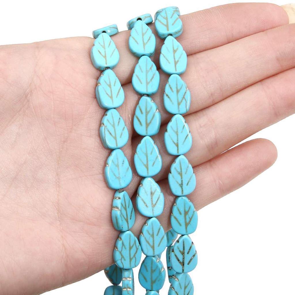 Synthetic Blue Turquoise Beads: DIY Jewelry Twisted, Special-Shaped, Animal, Abacus Spacer, and Scattered Beads