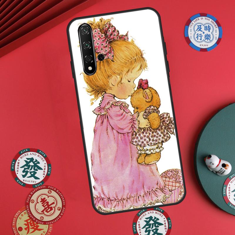 Sarah Kay pattern For Huawei Nova 11 Pro 9 10 SE Y70 Y60 Y90 Y61 Y91 Y73 Y72 12s 12i 11i 8i P30 P40 Lite Case