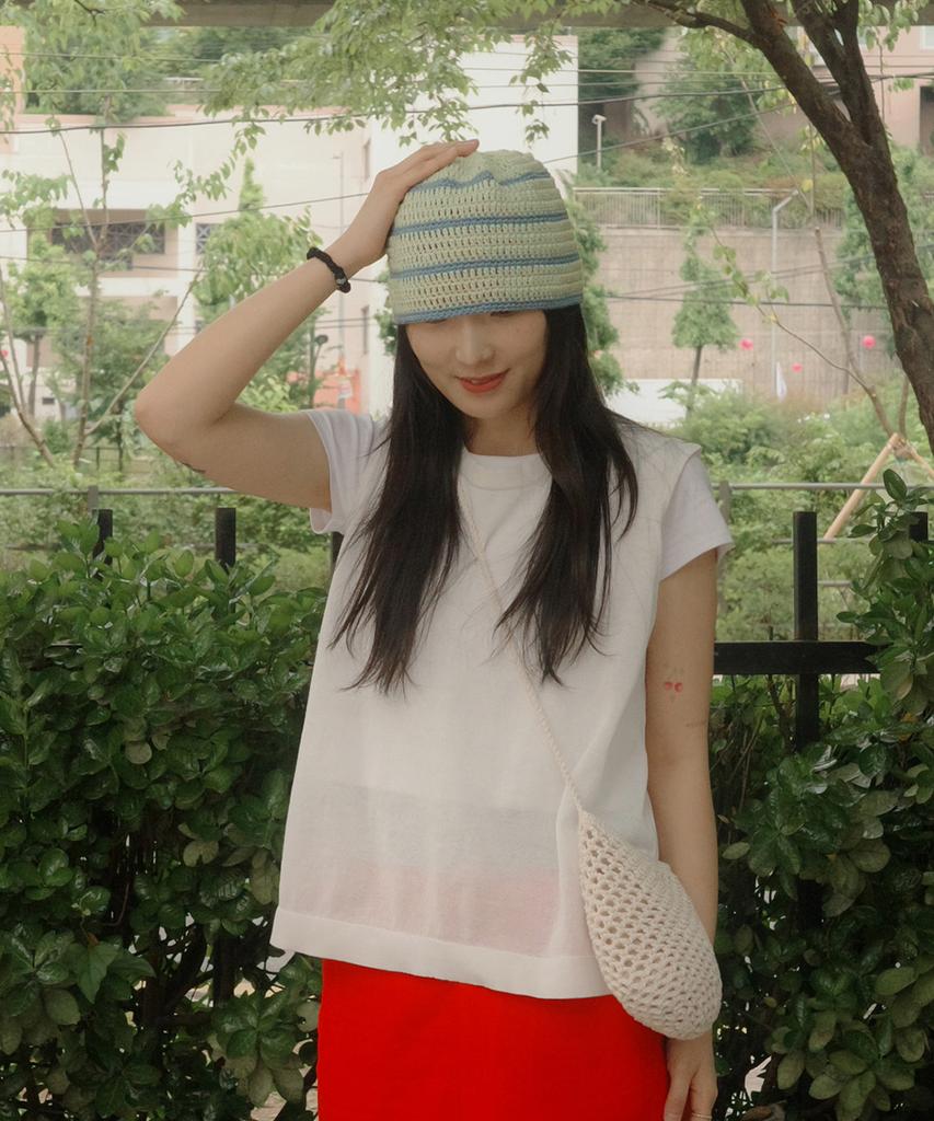 Andobaihaendeu Lazy Beanie Soft Mint